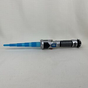 Vtg Star‎ Wars Tiger Electronic Blue Yoda Light Saber 2000 Lucas films inc Read!